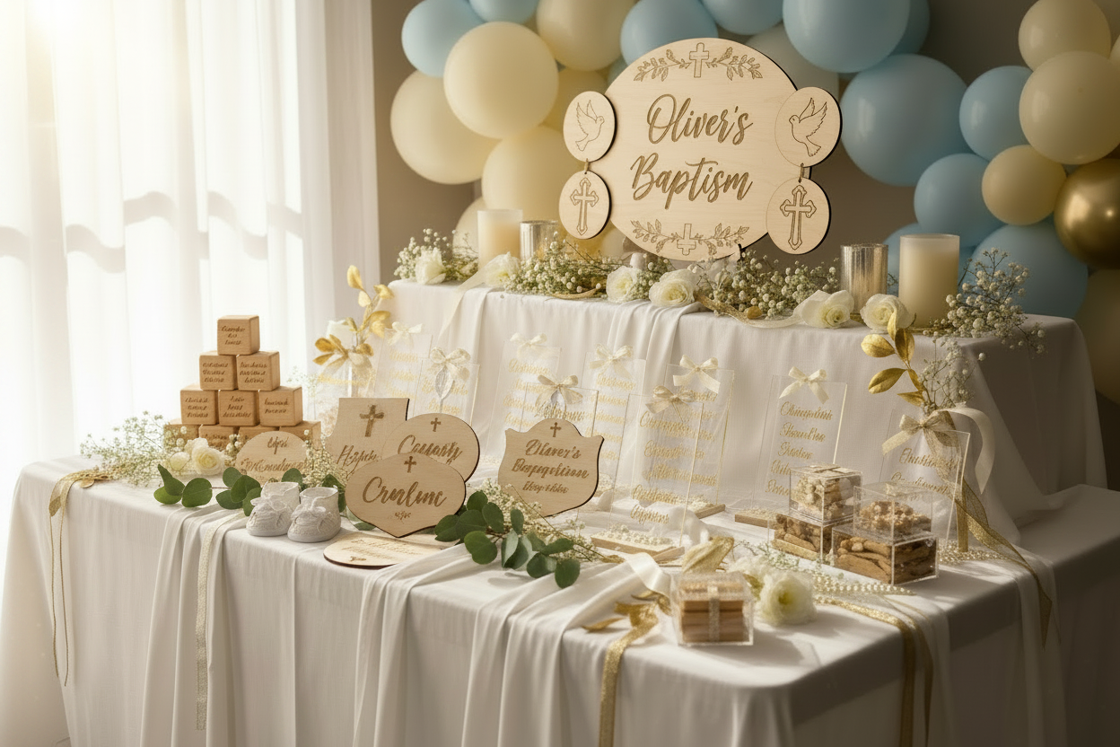 Baptism Table Display