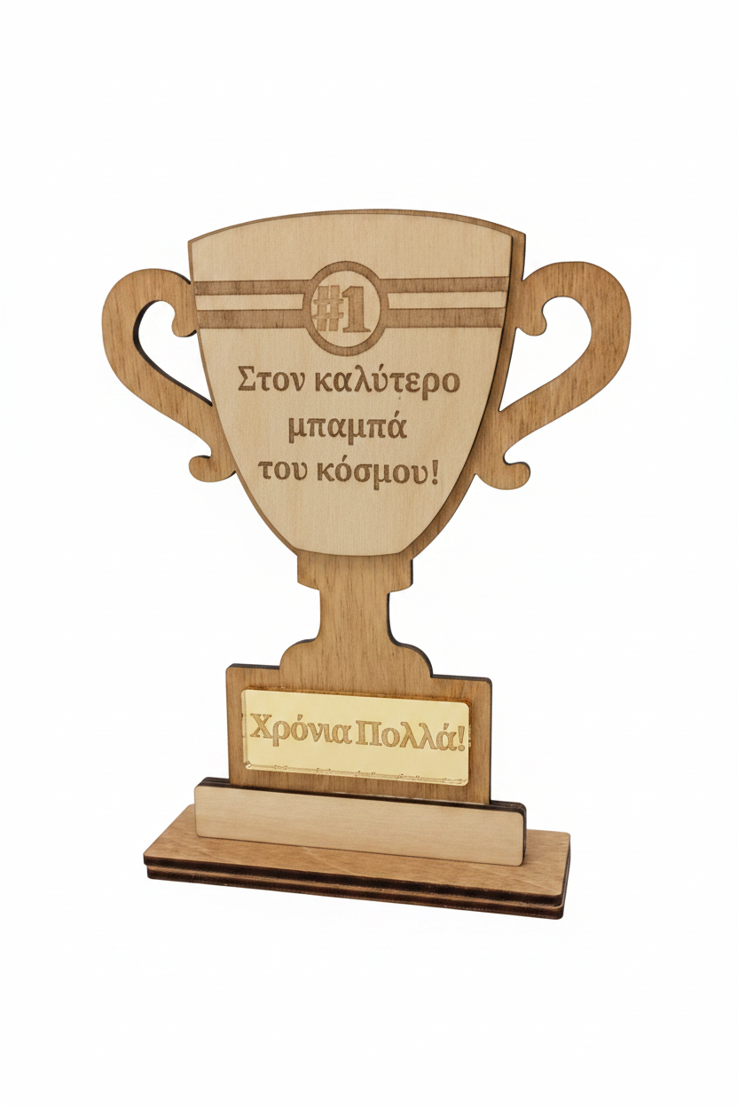 Τρόπαιο μπαμπά γωνία χωρίς φόντο