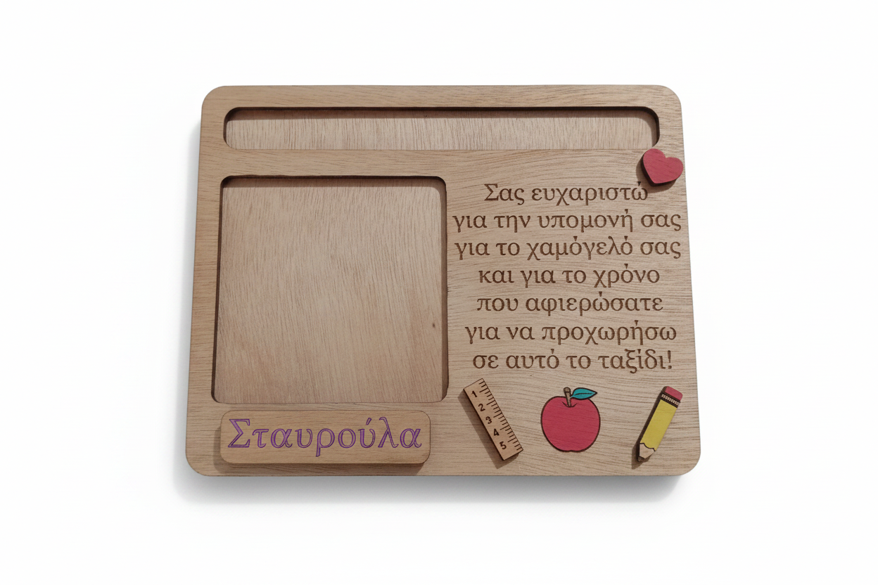 Κορνίζα δασκάλας χωρίς φόντο