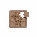 Χειροποίητο Ξύλινο Παζλ Color Me 10x10 με Laser Χάραξη — Δίνεται με 3 Ξυλομπογιές!